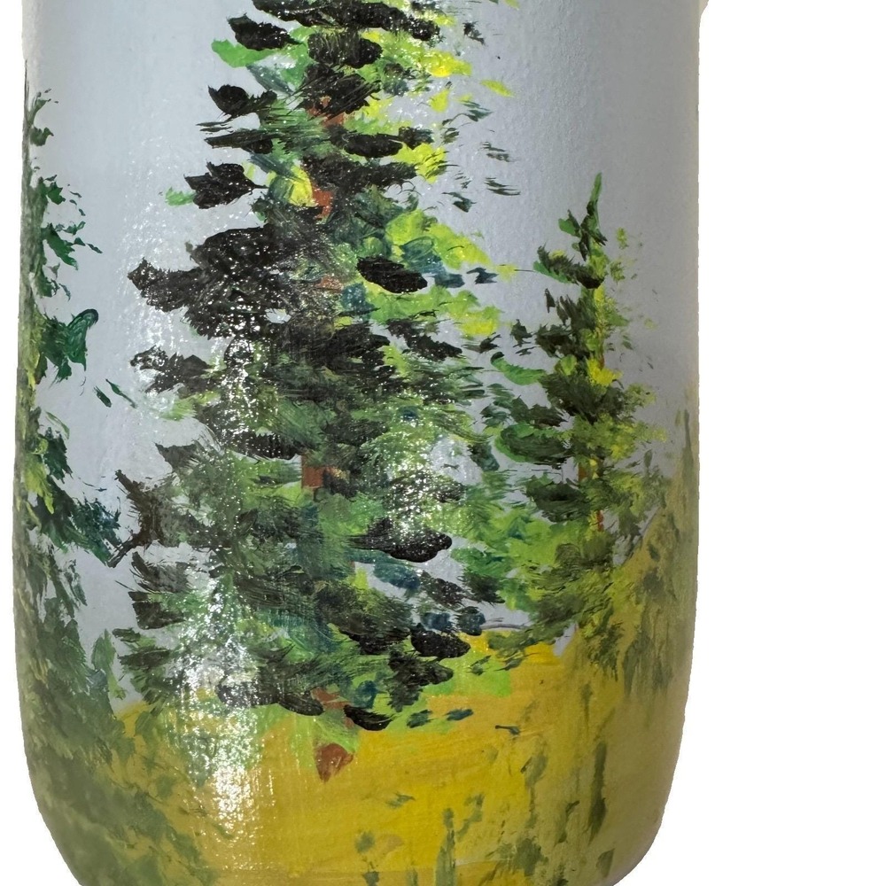 Hand Painted Lighthouse Fisherman Buoy 13" x 5" Unknown Artist - Picture 8 of 11